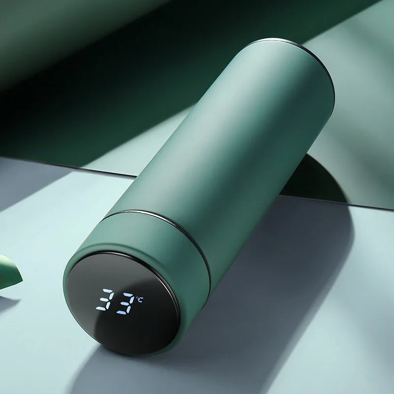 500 ml inteligentny termos na wodę ze stali nierdzewnej, izolacja, dotykowy, inteligentny wyświetlacz temperatury, termosy, kubek cyfrowy