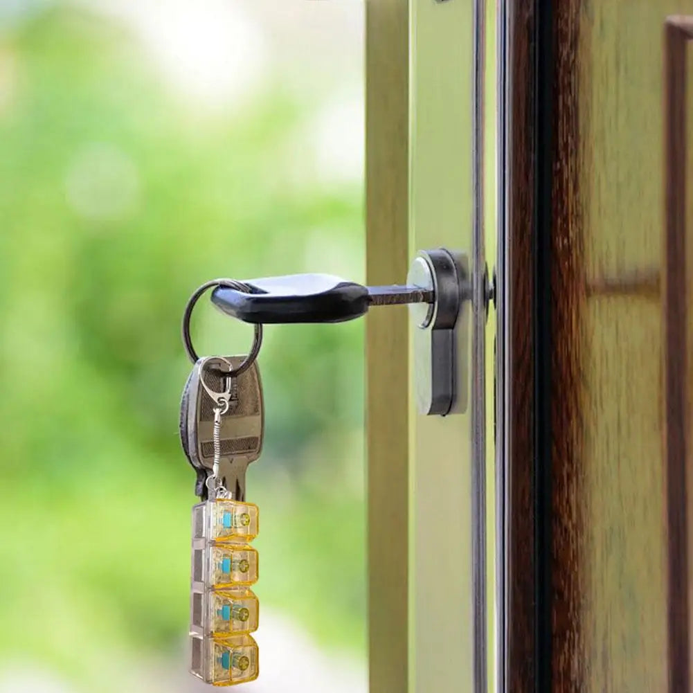 Kryształowa zawieszka na klucze, zawieszka na klawiaturę, łagodząca stres, świecący przezroczysty brelok do kluczy z dekompresją